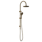 Mecca/Dolce Twin Shower with Opal Shower Brushed Bronze showers Nero