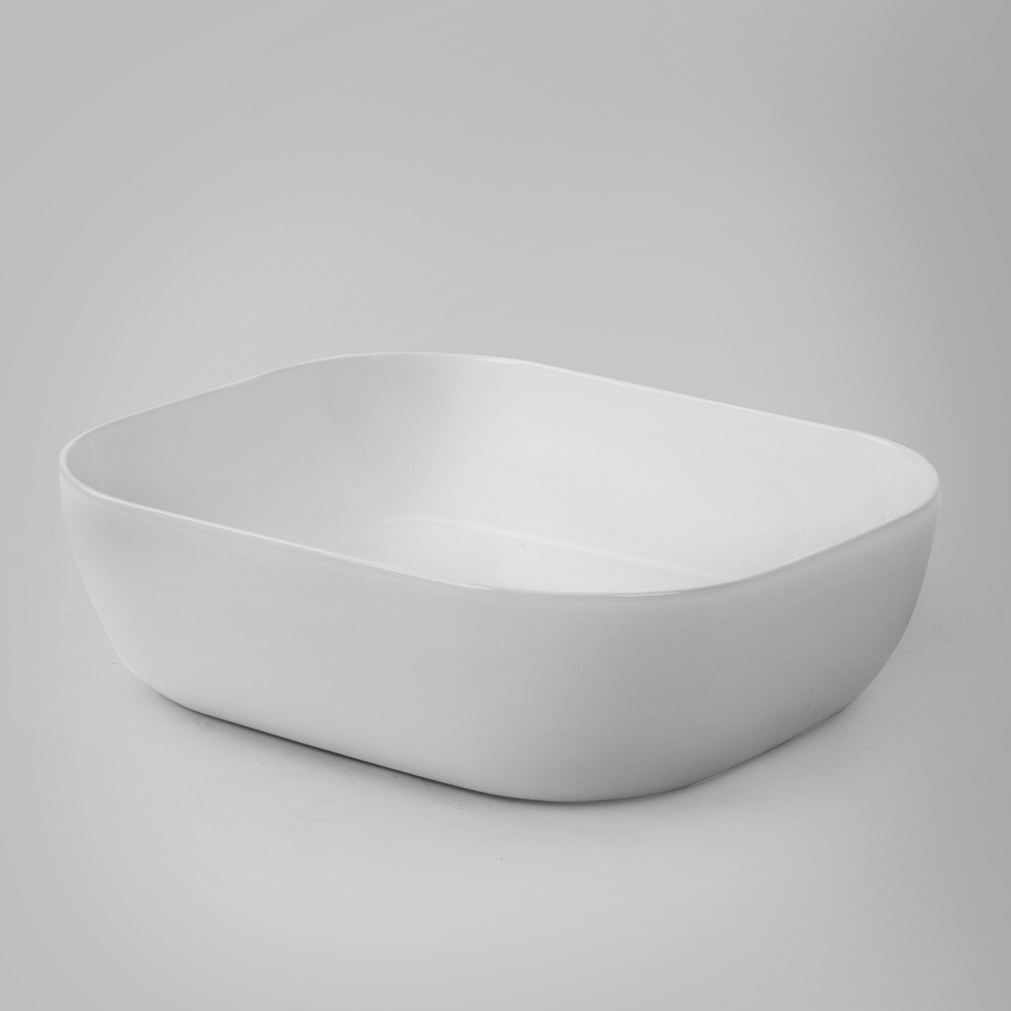 MICA 50 Above Counter Basin Gloss White Basins Arova Kitchens & Bathrooms