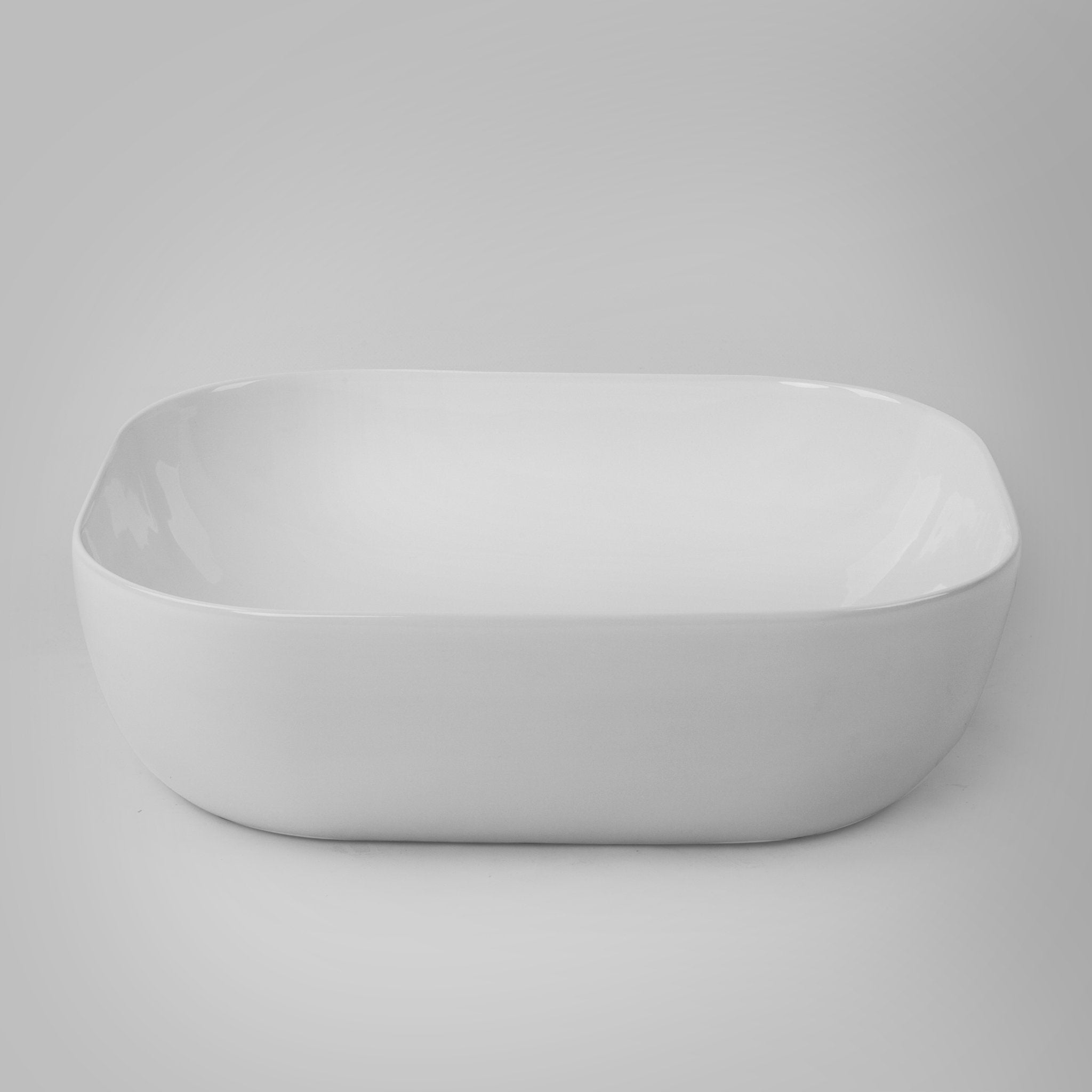 MICA 50 Above Counter Basin Gloss White Basins Arova Kitchens & Bathrooms