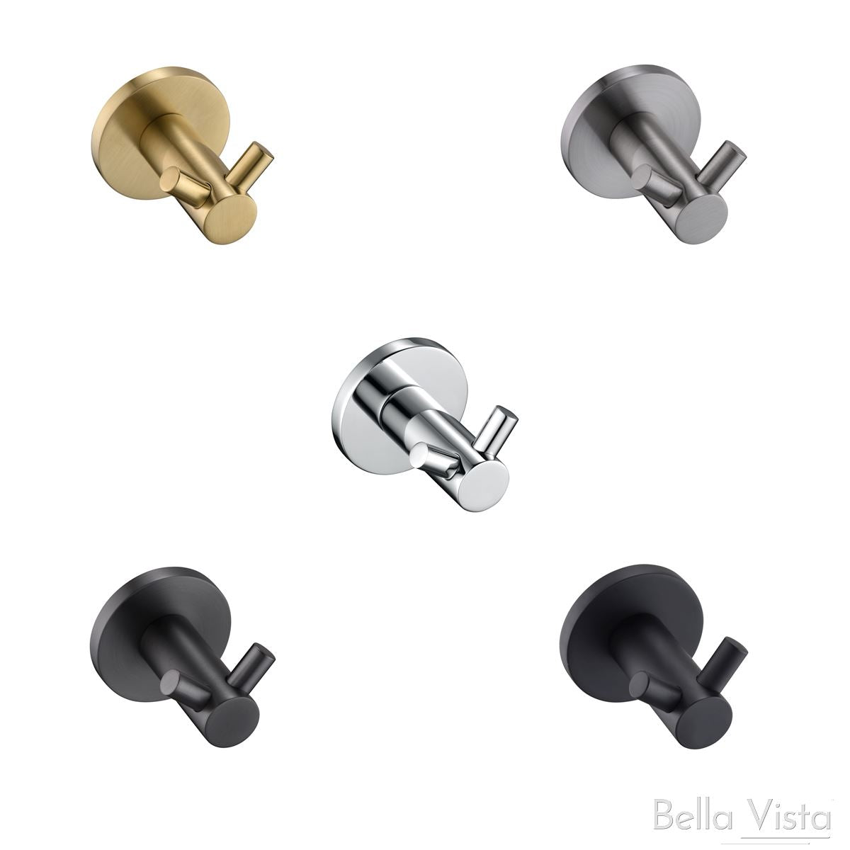 Mica Double Robe Hook Accessories Bella Vista