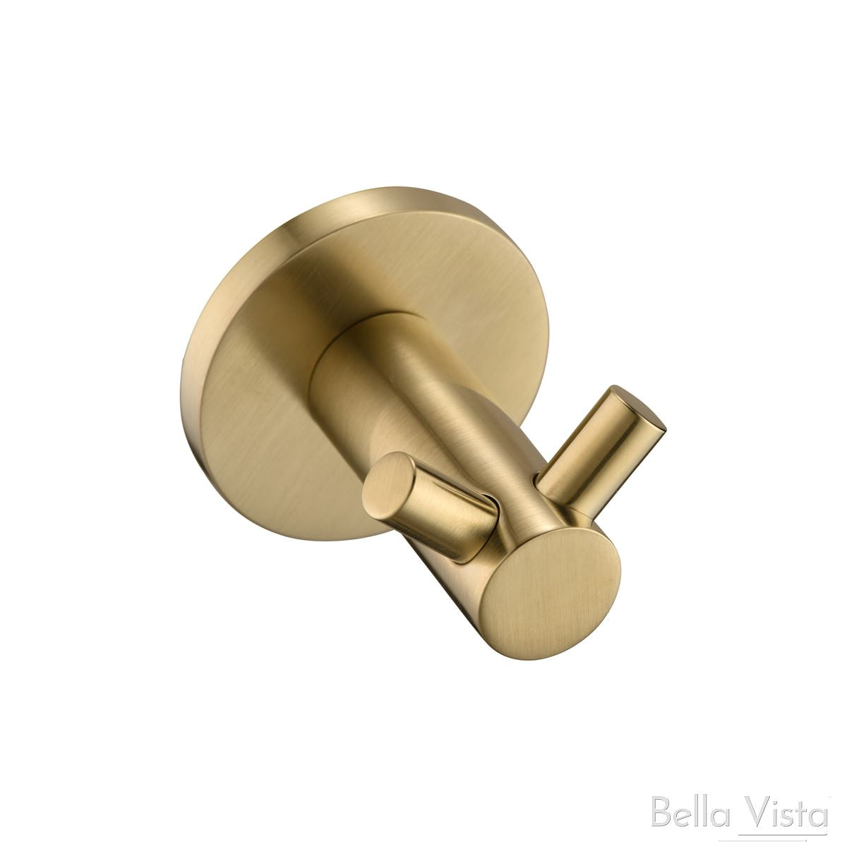 Mica Double Robe Hook Accessories Bella Vista Brushed Gold
