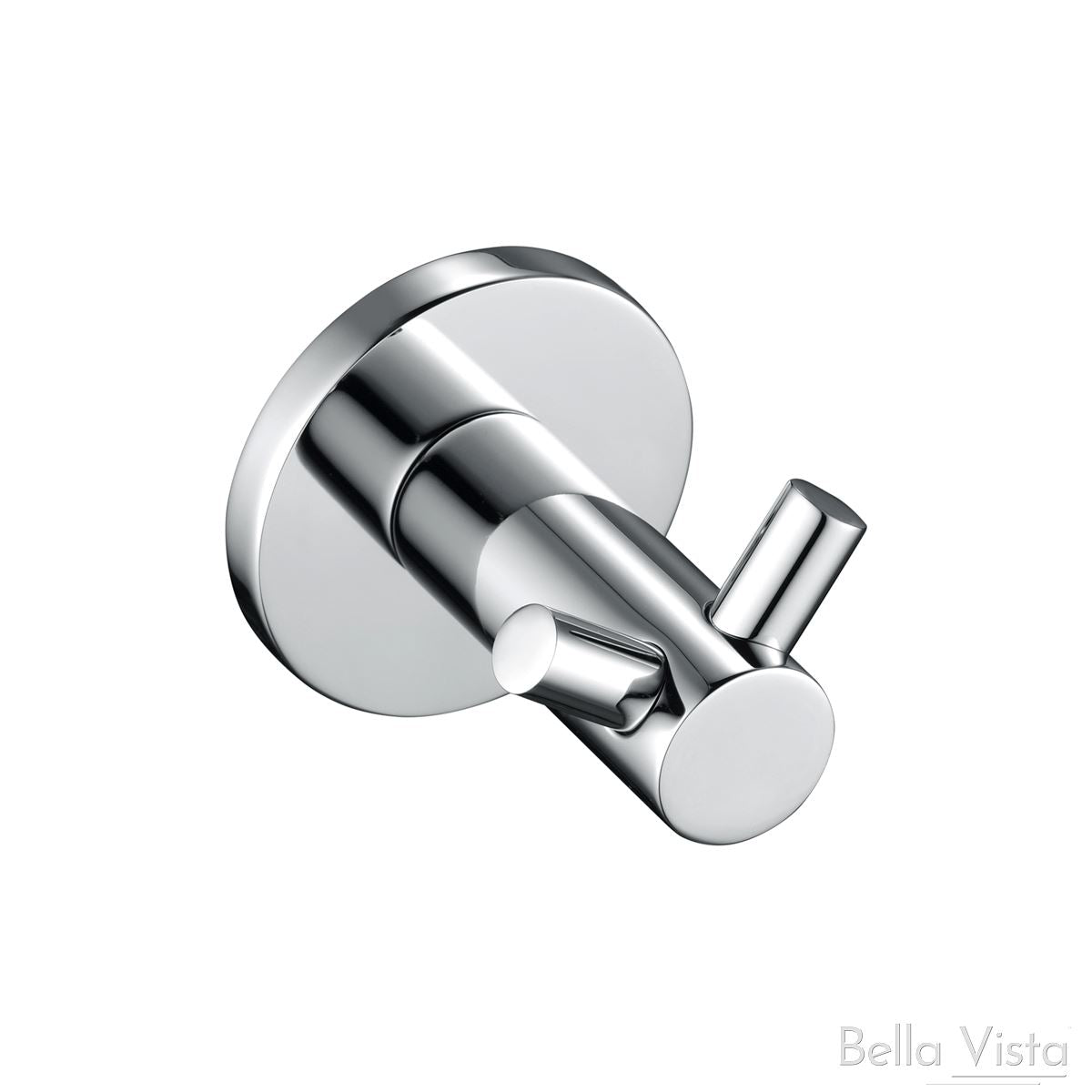 Mica Double Robe Hook Accessories Bella Vista Chrome