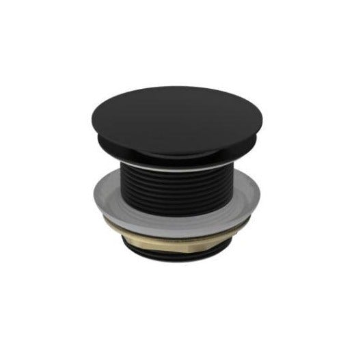 MICA Pop Up Bath Waste Matte Black Baths Arova