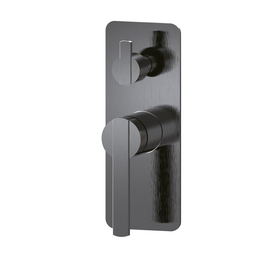 MILAN Shower mixer with divertor in Gun Metal Tapware ECT
