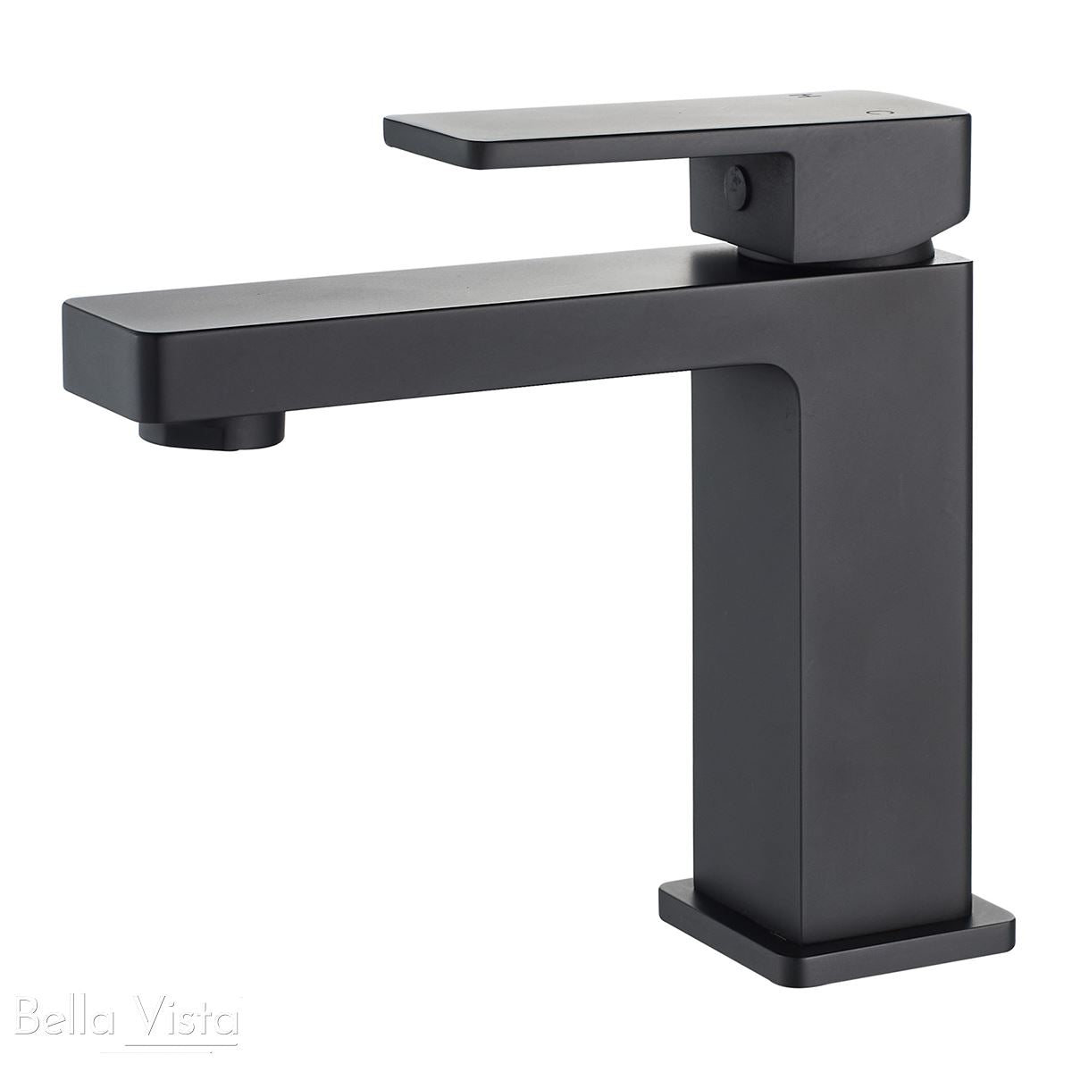 Milos Basin Mixer Matte Black Tapware Bella Vista