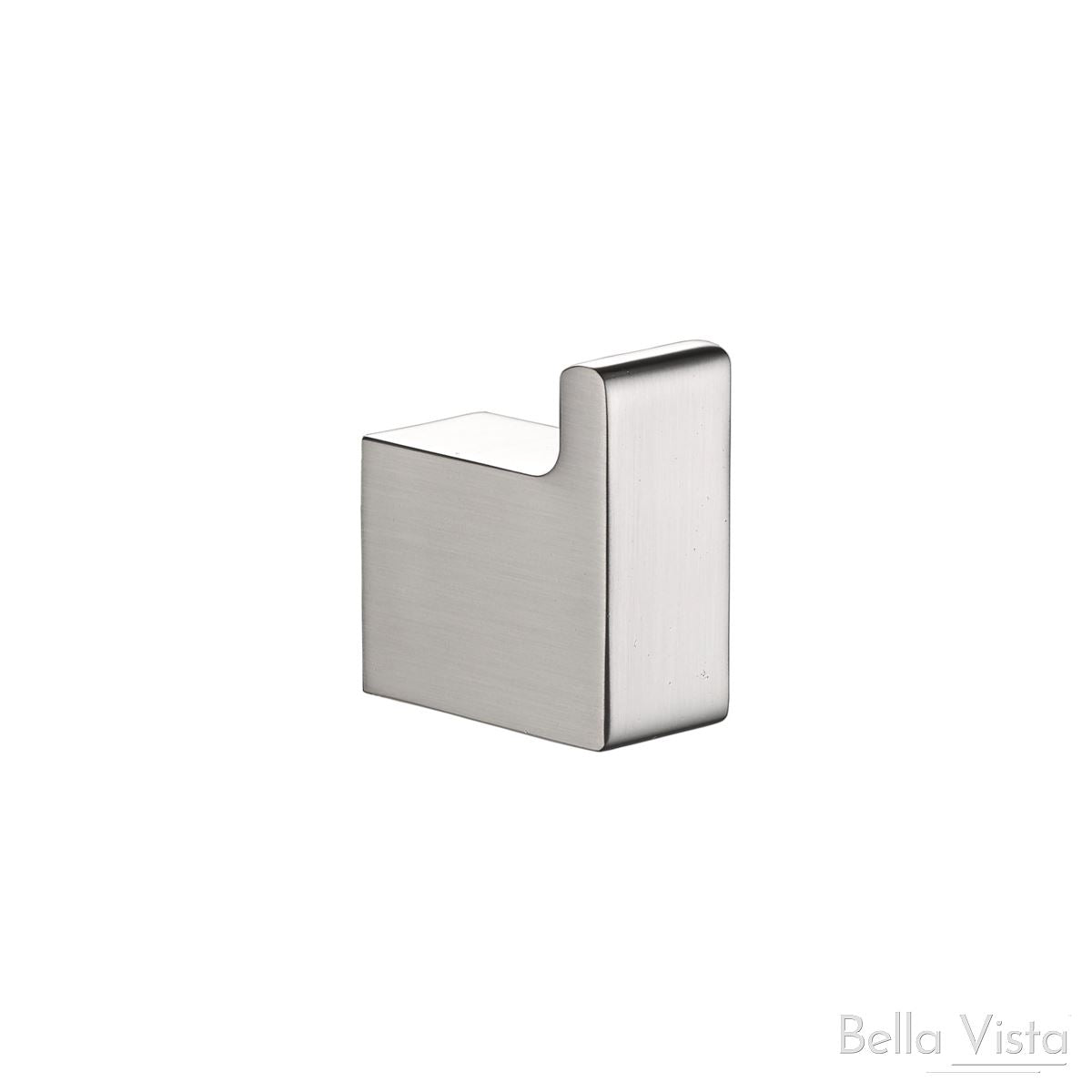 'Milos' - Robe hook - Pradus Accessories Bella Vista Brushed Nickel