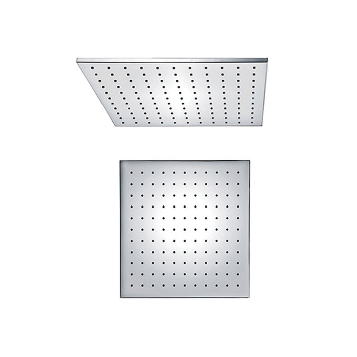 Nero 200mm Square Shower Head Chrome showers Nero