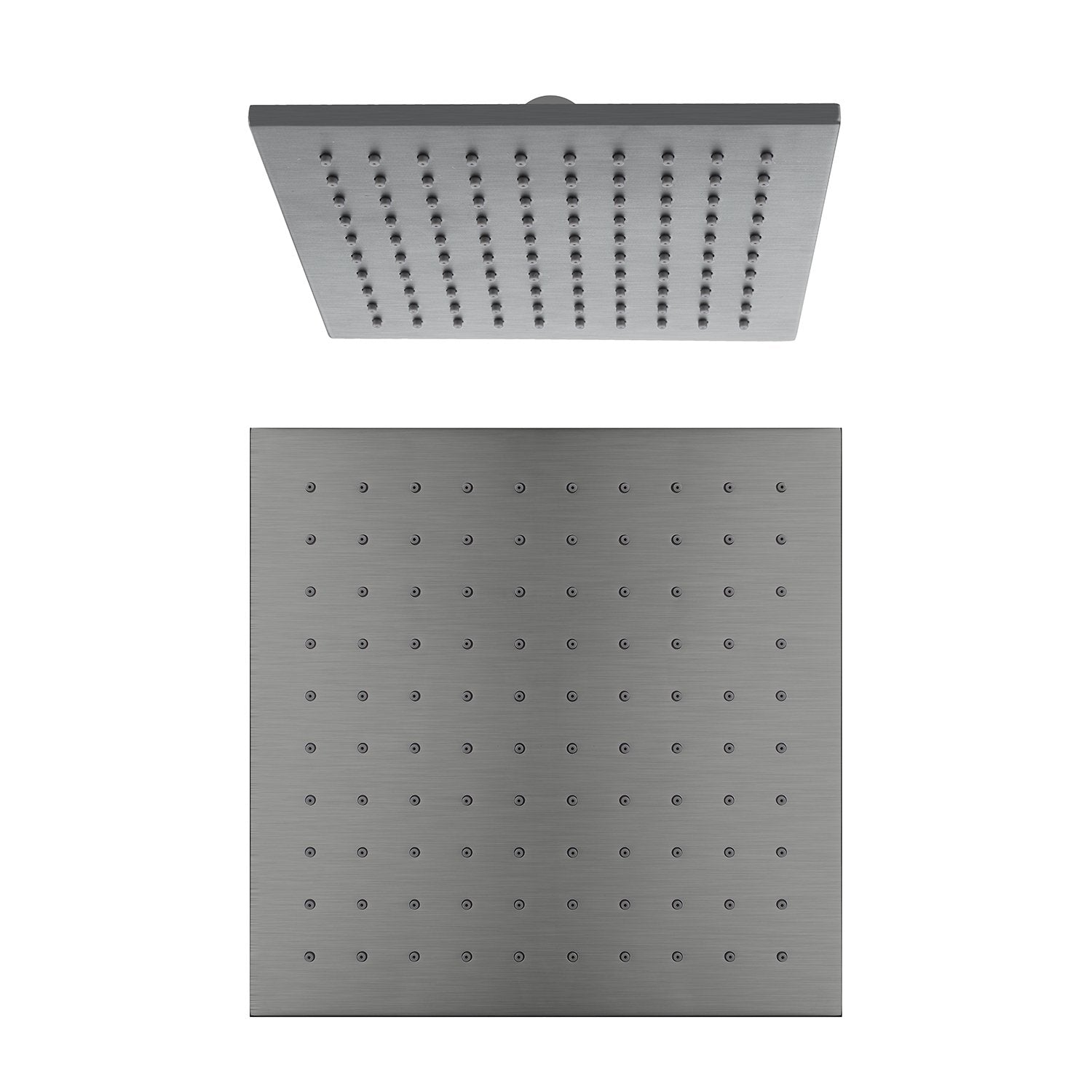 Nero 250mm Square Shower Head Gun Metal showers Nero