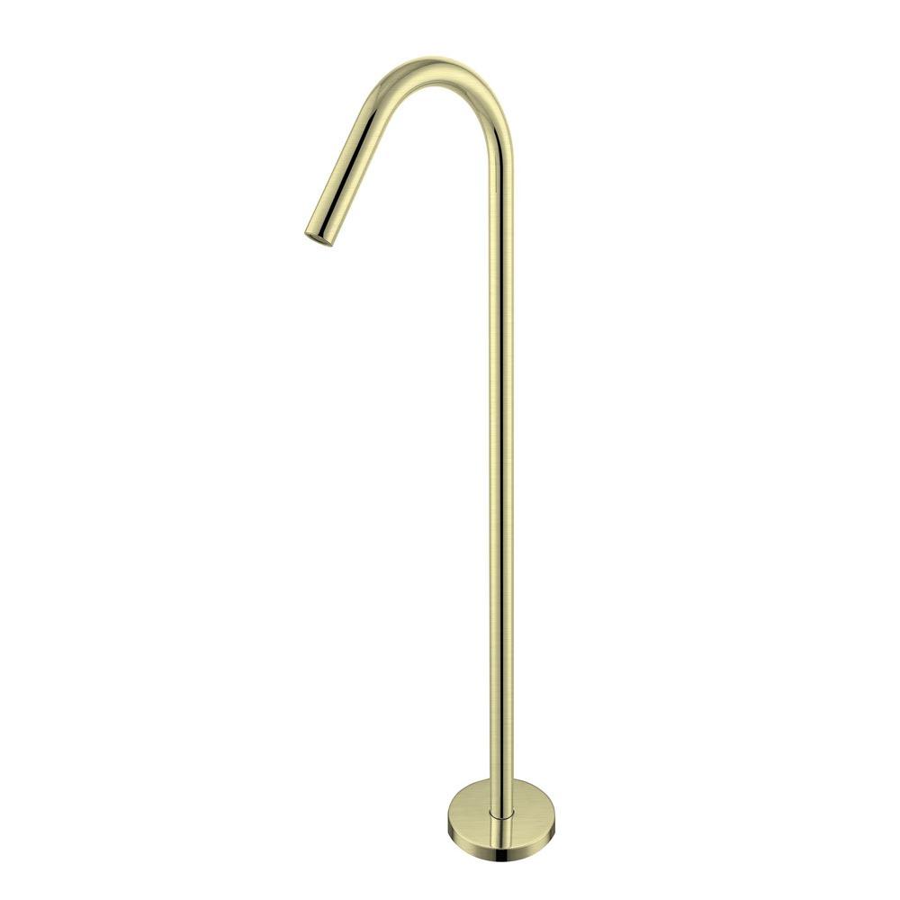 Nero BIANCA Floor Standing Bath Spout Only BRUSHED GOLD YSW2219-03A-BG Tapware Nero