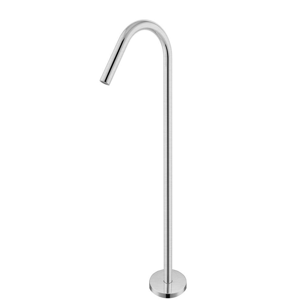 Nero BIANCA Floor Standing Bath Spout Only BRUSHED NICKEL YSW2219-03A-BN Tapware Nero