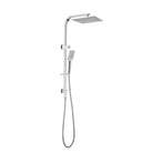 Nero Celia 250mm Square Shower Set Brushed Nickel Showers Nero