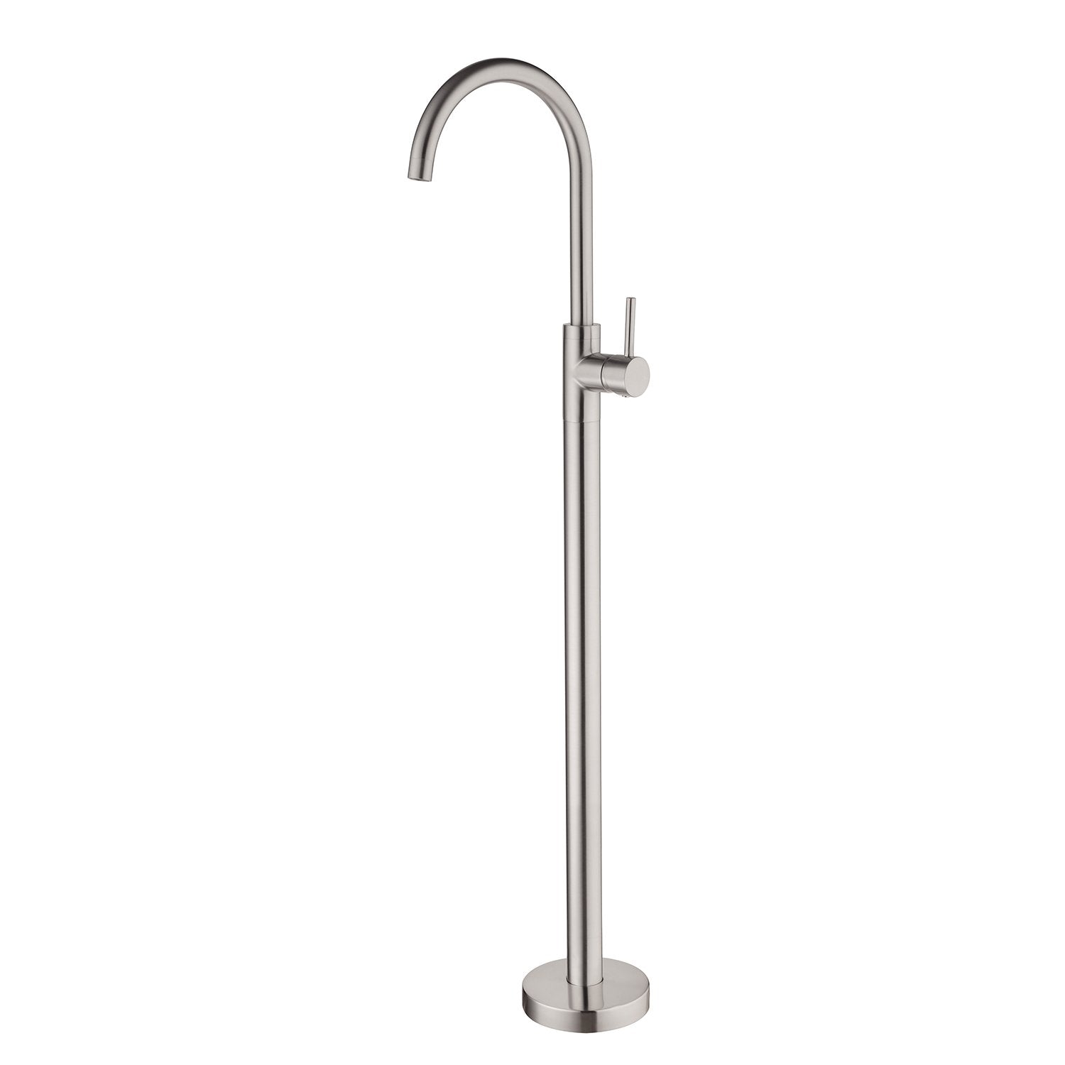 Nero Dolce Floormount Mixer BRUSHED NICKEL YSW2109-03A-1-BN Tapware Nero