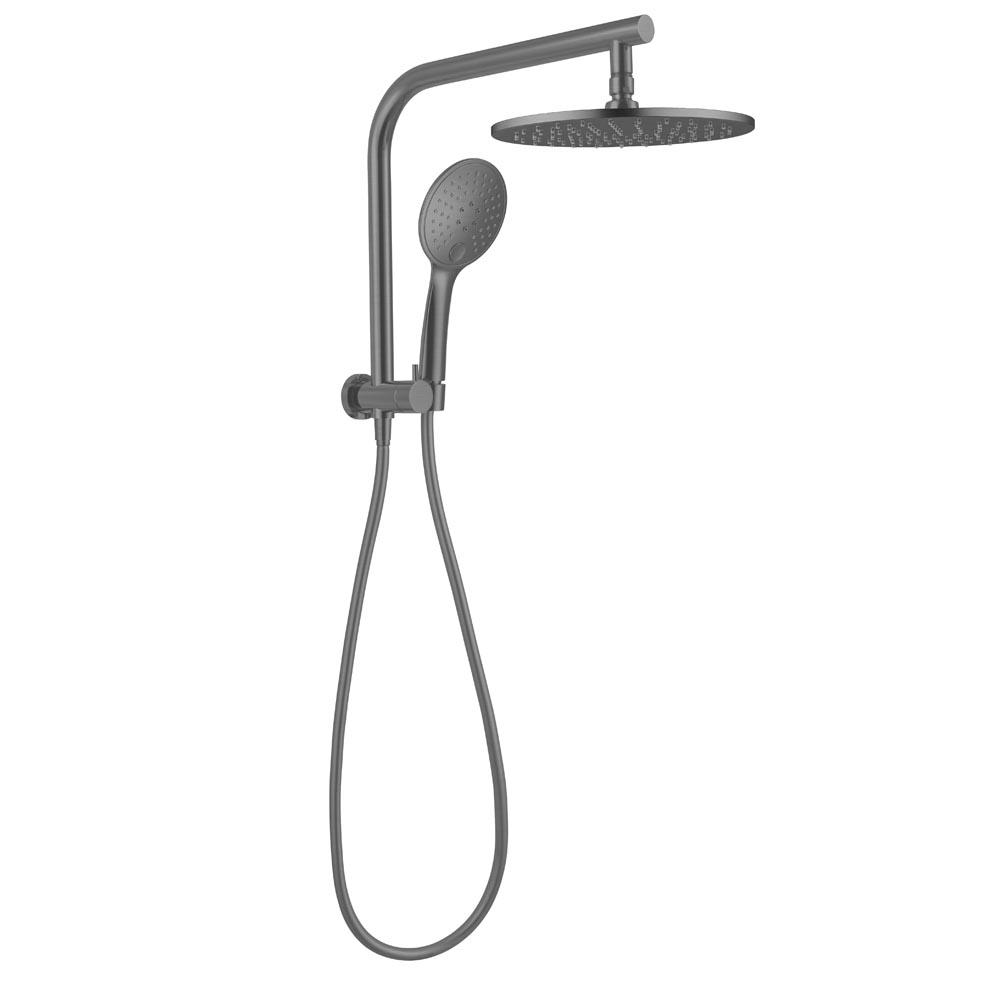 Nero DOLCE Short Twin Shower Gun Metal showers Nero