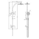 Nero Dolce Shower Column Set Matt Black Showers Nero