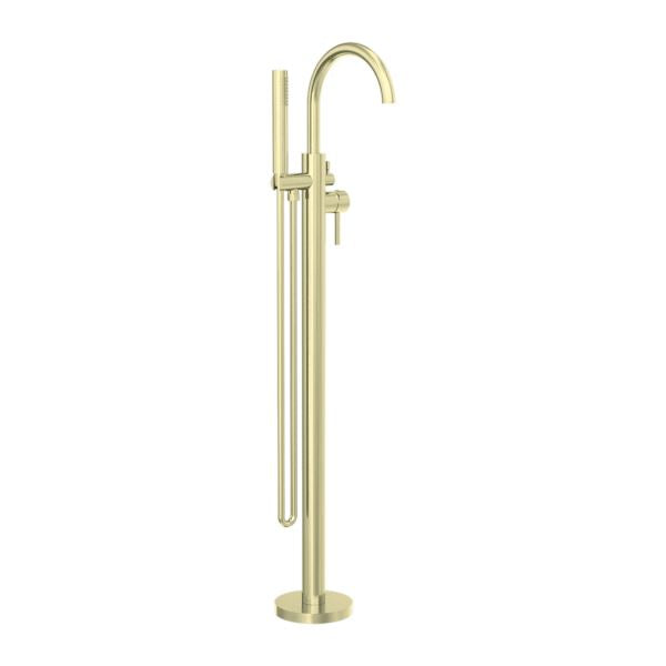 Nero Floormount Bath Mixer Brushed Gold YSW2109-03A-BG Tapware Nero