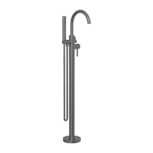 Nero Floormount Bath Mixer Gun Metal Grey YSW2109-03A-GM Tapware Nero