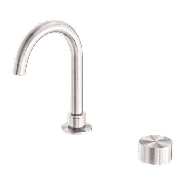 Nero KARA Progressive Basin Set Brushed Nickel Tapware Nero