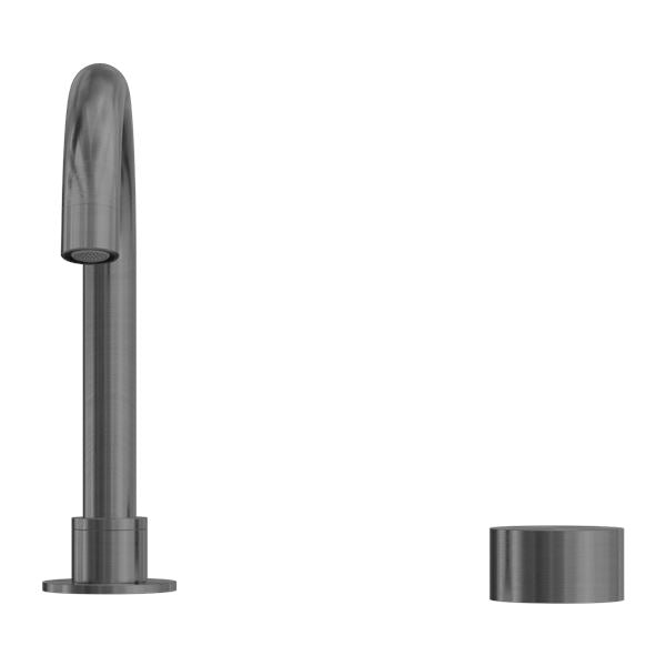 Nero KARA Progressive Basin Set Gun Metal Tapware Nero