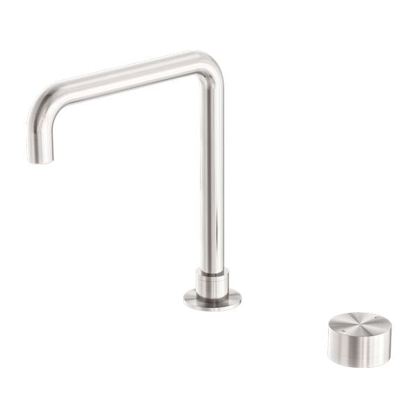 Nero KARA Progressive Tall Basin Set Brushed Nickel Tapware Nero