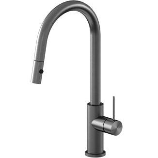 Nero MECCA Pull Out Sink Mixer with Vegie Spray Function GUN METAL YSW2219-08-GM Tapware Nero
