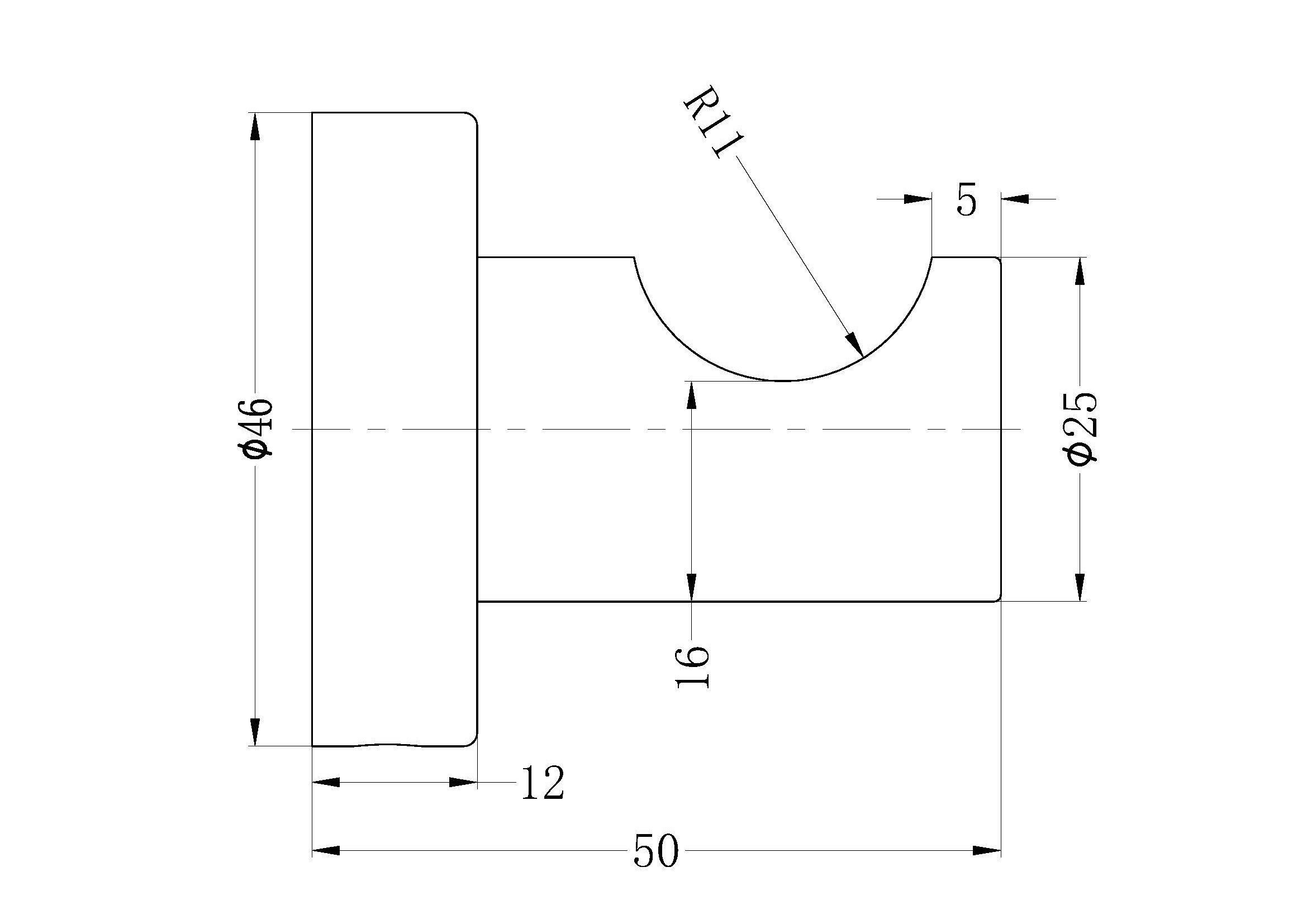 Nero MECCA Robe Hook Matte White 1982-MW Accessories Nero
