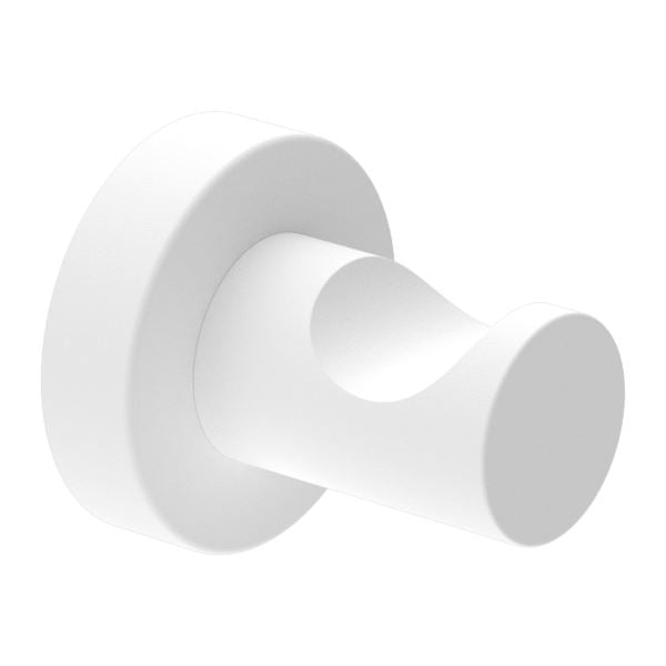 Nero MECCA Robe Hook Matte White 1982-MW Accessories Nero