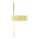 Nero MECCA Shower Mixer Divertor System Brushed Gold Tapware Nero