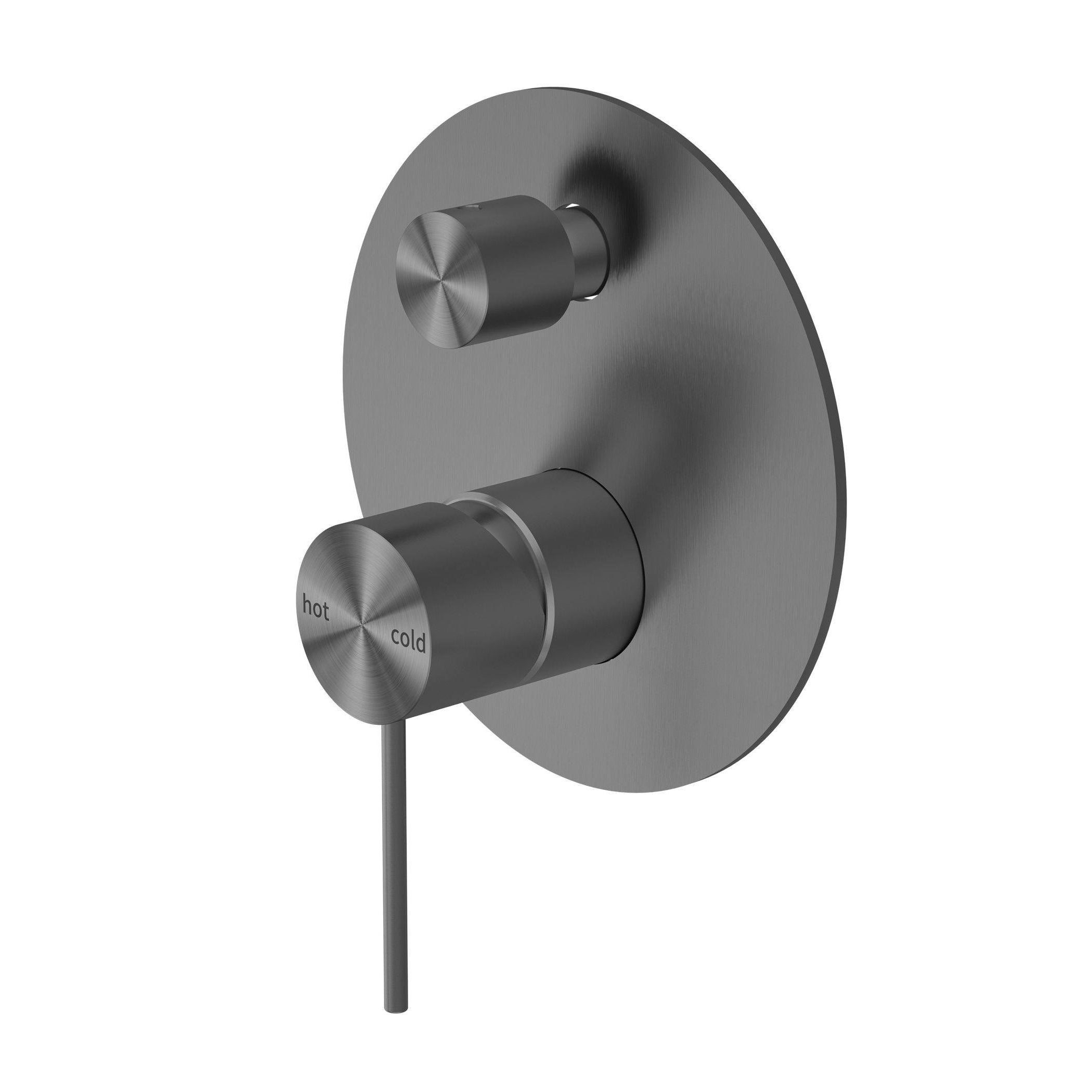 Nero MECCA Shower Mixer With Divertor GUN META YSW2219-09A-GM Tapware Nero