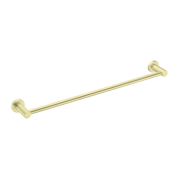 Nero MECCA Single Towel Rail 600MM BRUSHED GOLD 1924-BG Accessories Nero