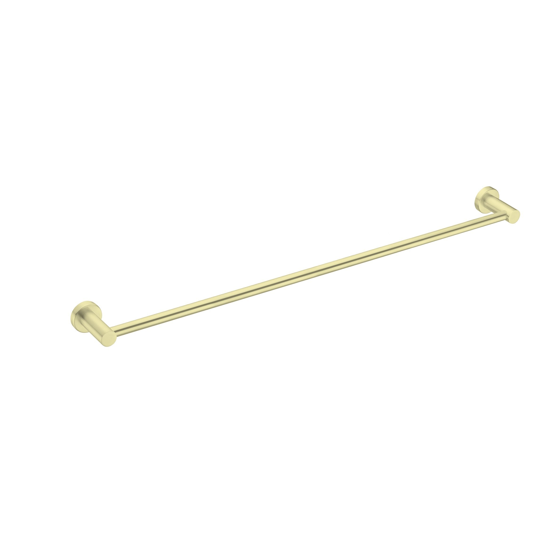 Nero MECCA Single Towel Rail 800MM BRUSHED GOLD 1930-BG Accessories Nero