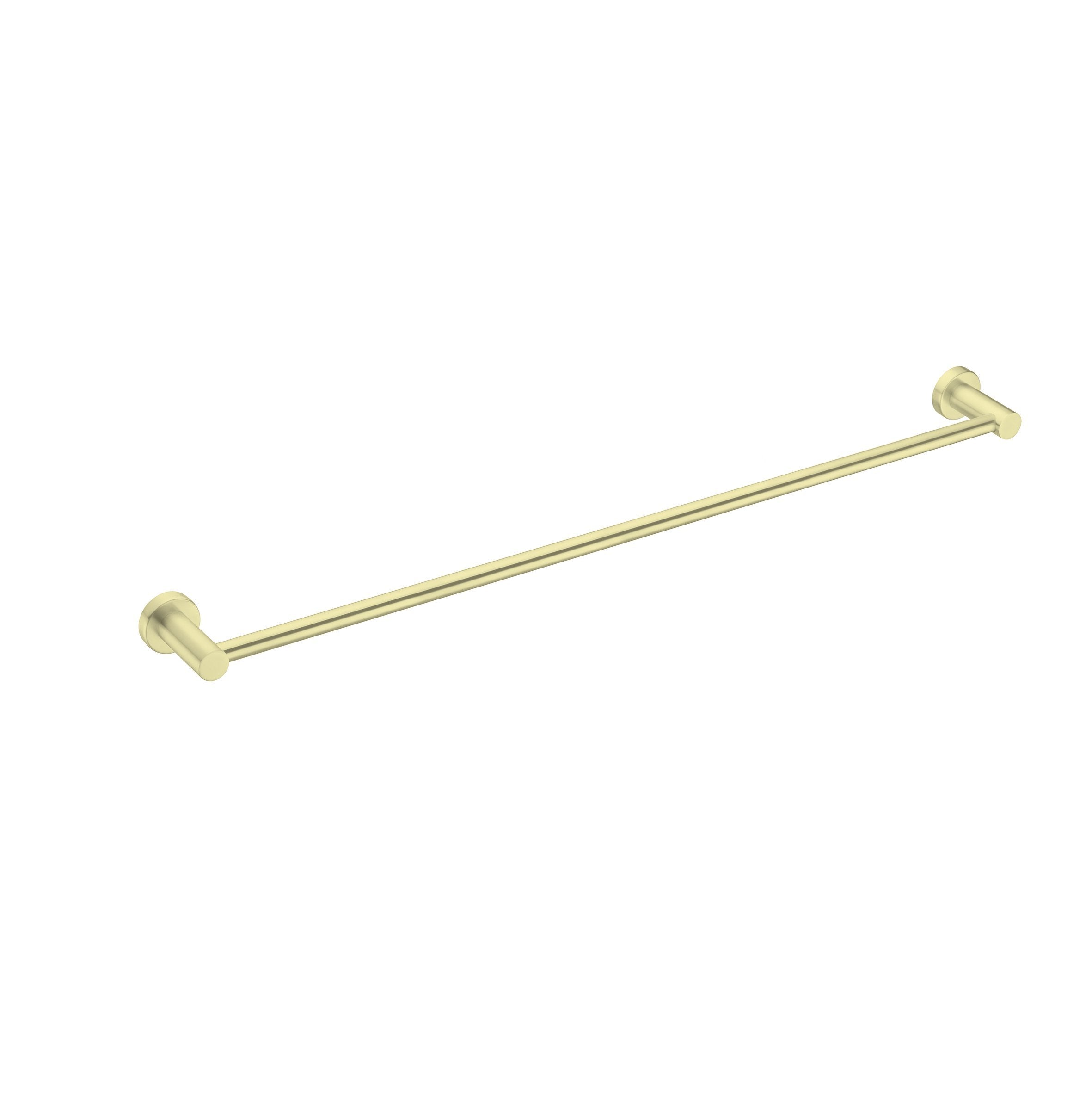 Nero MECCA Single Towel Rail 800MM BRUSHED GOLD 1930-BG Accessories Nero