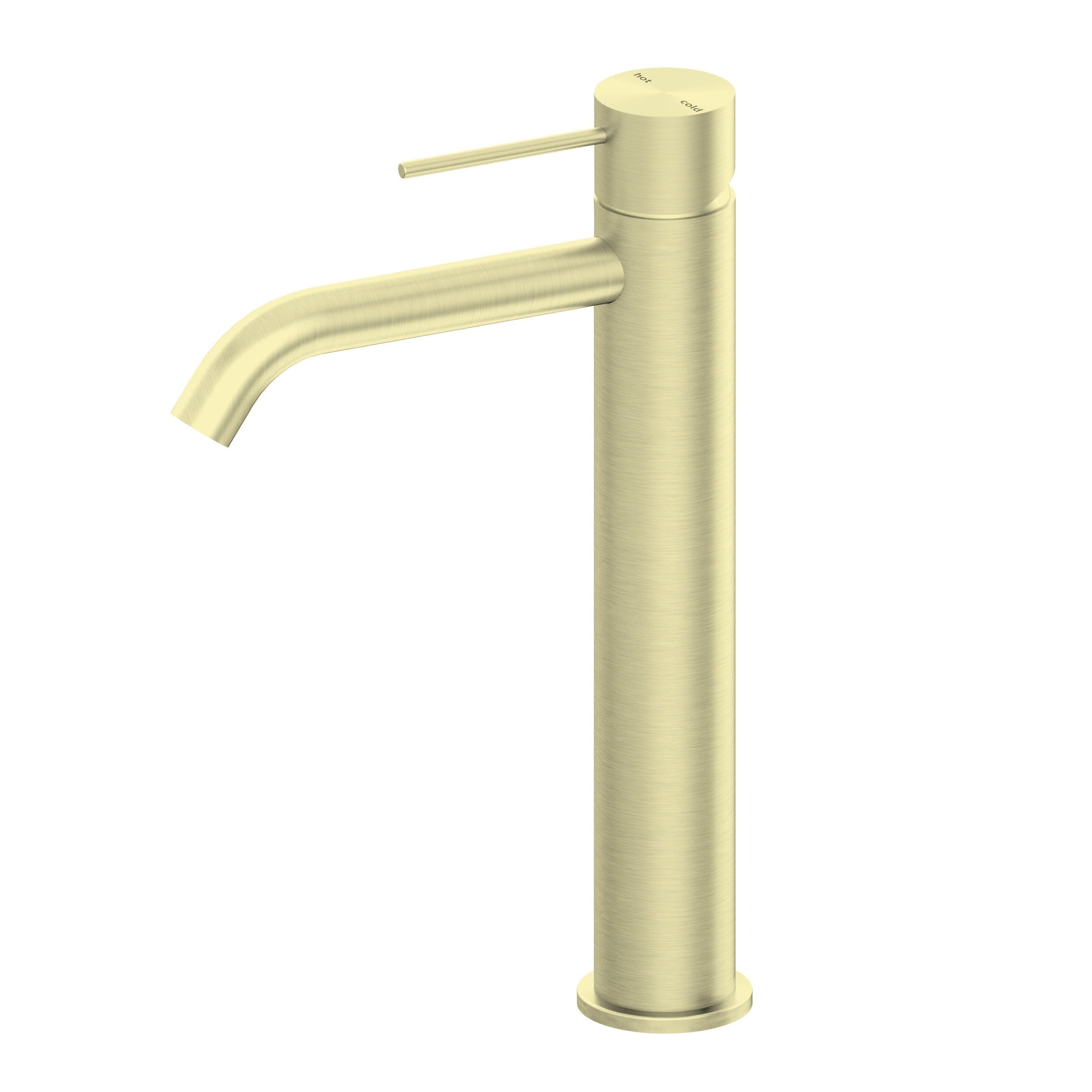Nero MECCA Tall Basin Mixer BRUSHED GOLD YSW2219-01A-BG Tapware Nero
