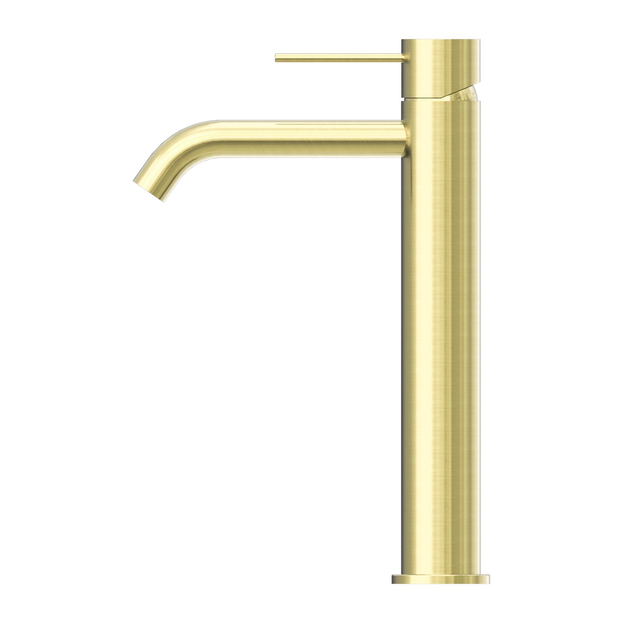 Nero MECCA Tall Basin Mixer BRUSHED GOLD YSW2219-01A-BG Tapware Nero
