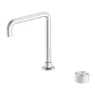 Nero OPAL Progressive Tall Basin Set Brushed Nickel Tapware Nero