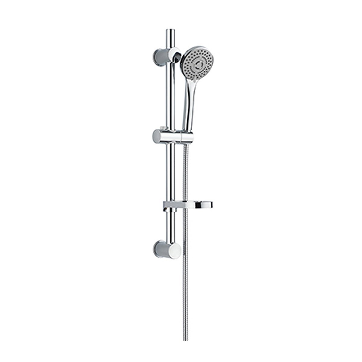 Nero Project Shower Rail Chrome showers Nero