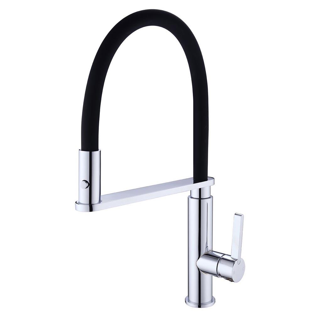 Nero Rit Pull Out Sink Mixer Chrome YSW2217-07-CH Tapware Nero