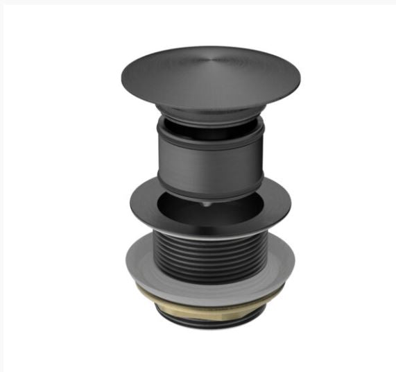 Nero UNIVERSAL BATH WASTE Gun Metal Nero