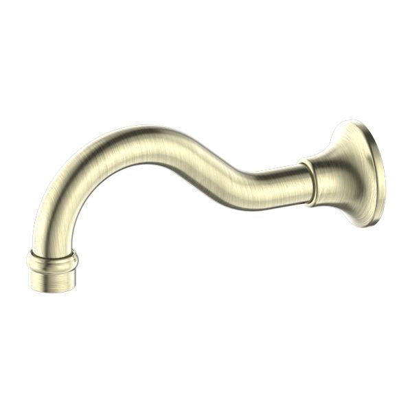 Nero York Basin/Bath Spout Only Aged Brass Tapware Nero