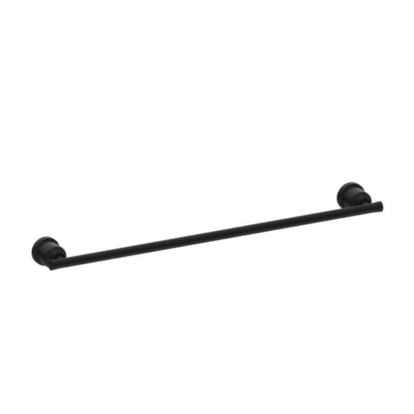 Nero York Single Towel Rail Matte Black 600MM 6924-MB Accessories Nero