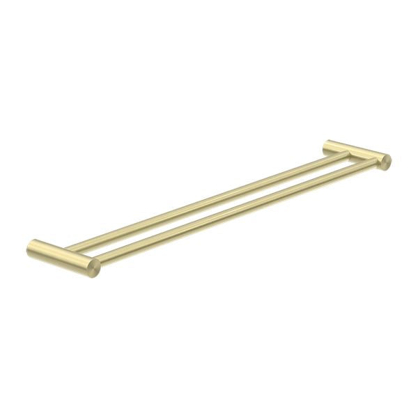 New MECCA Double Towel Rail 600MM Brushed Gold 2324D-BG Accessories Nero