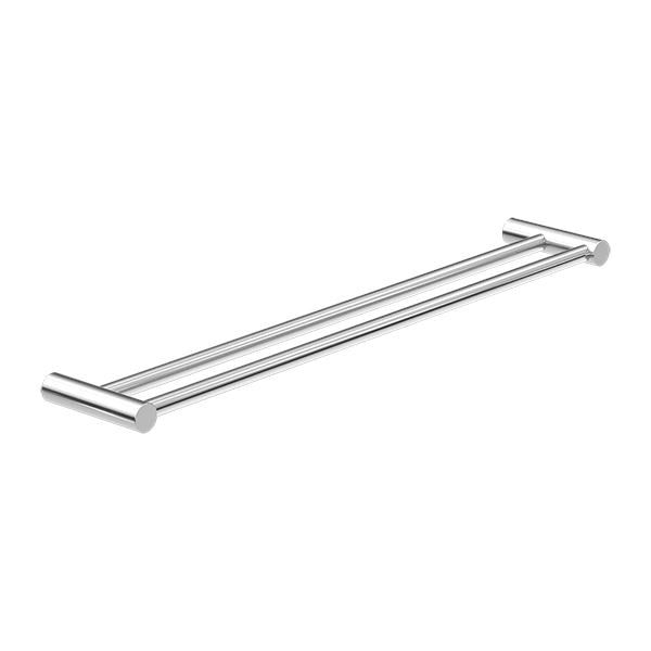 New MECCA Double Towel Rail 600MM Chrome 2324D-CH Accessories Nero