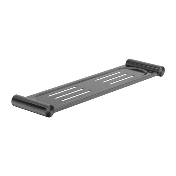 New Mecca Shower Metal Shelf Gun Metal 2387A-GM Accessories Nero