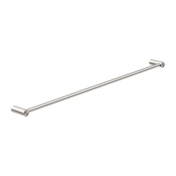 New MECCA Single Towel Rail 800MM Brushed Nickel 2330-BN Accessories Nero