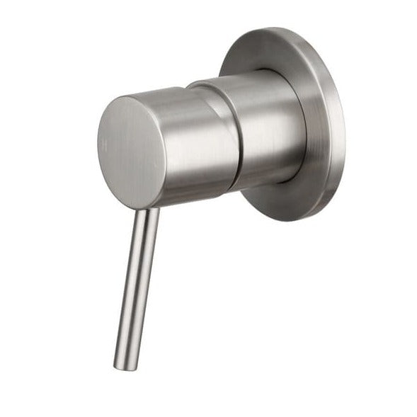 NIKO-II Pin Hdl Shower Mixer in Brushed Nickel Tapware ECT Brushed Nickel
