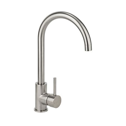 NIKO-II PIN Hdl Sink Mixer in Brushed Nickel Tapware ECT