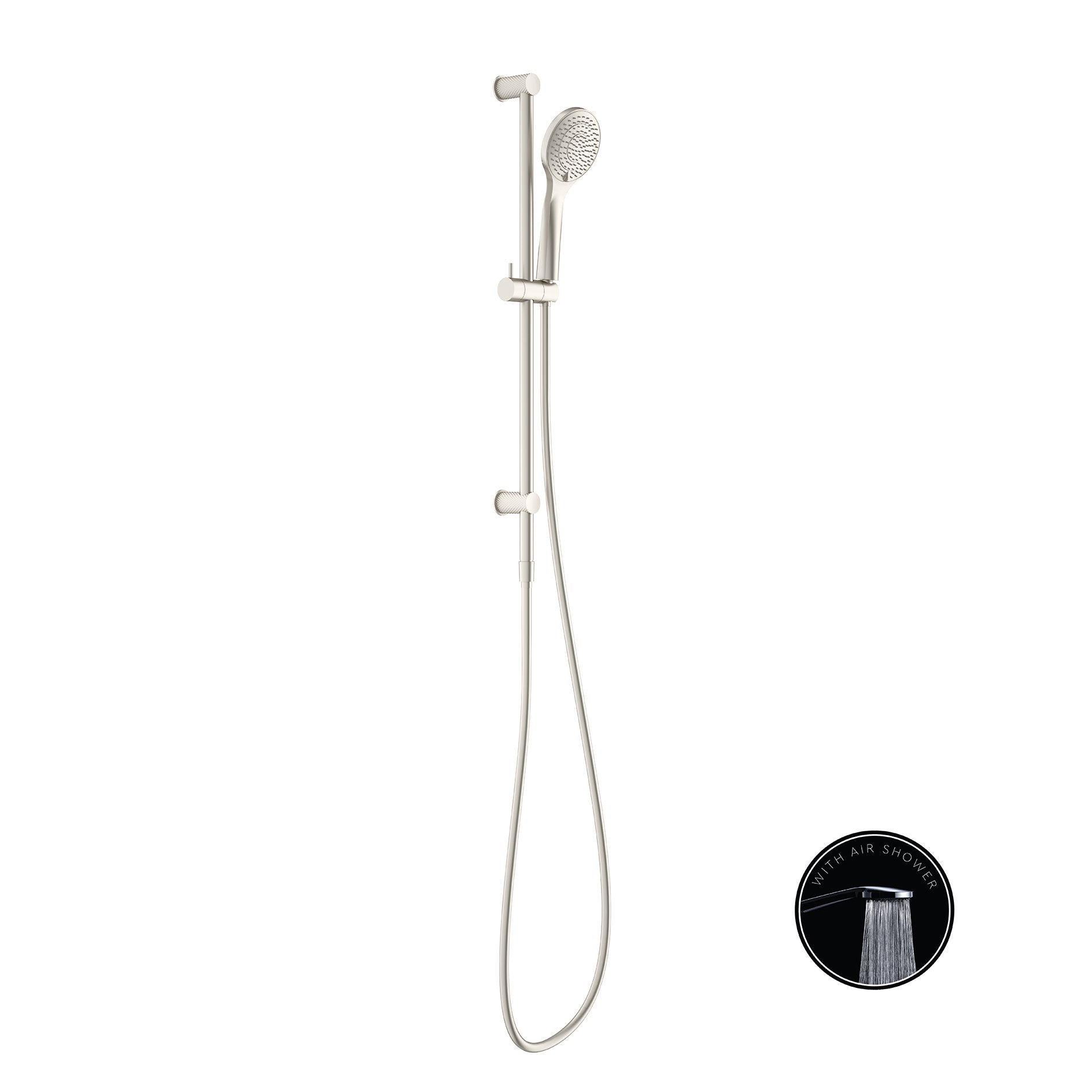 Opal Shower Rail Brushed Nickel YSW2519-05A-BN Showers Nero