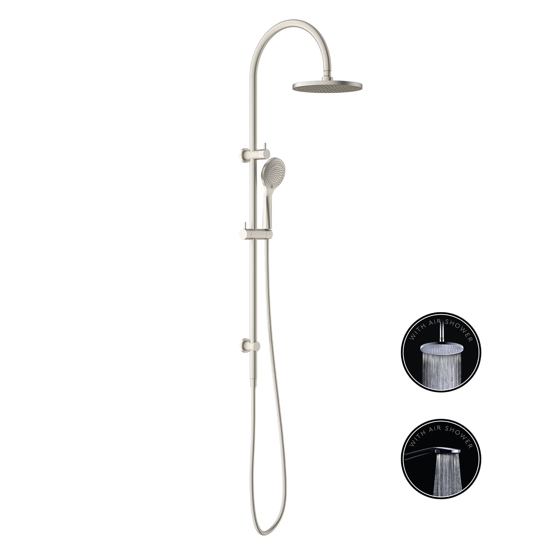 Opal Shower Set Brushed Nickel YSW2519-05B-BN Showers Nero