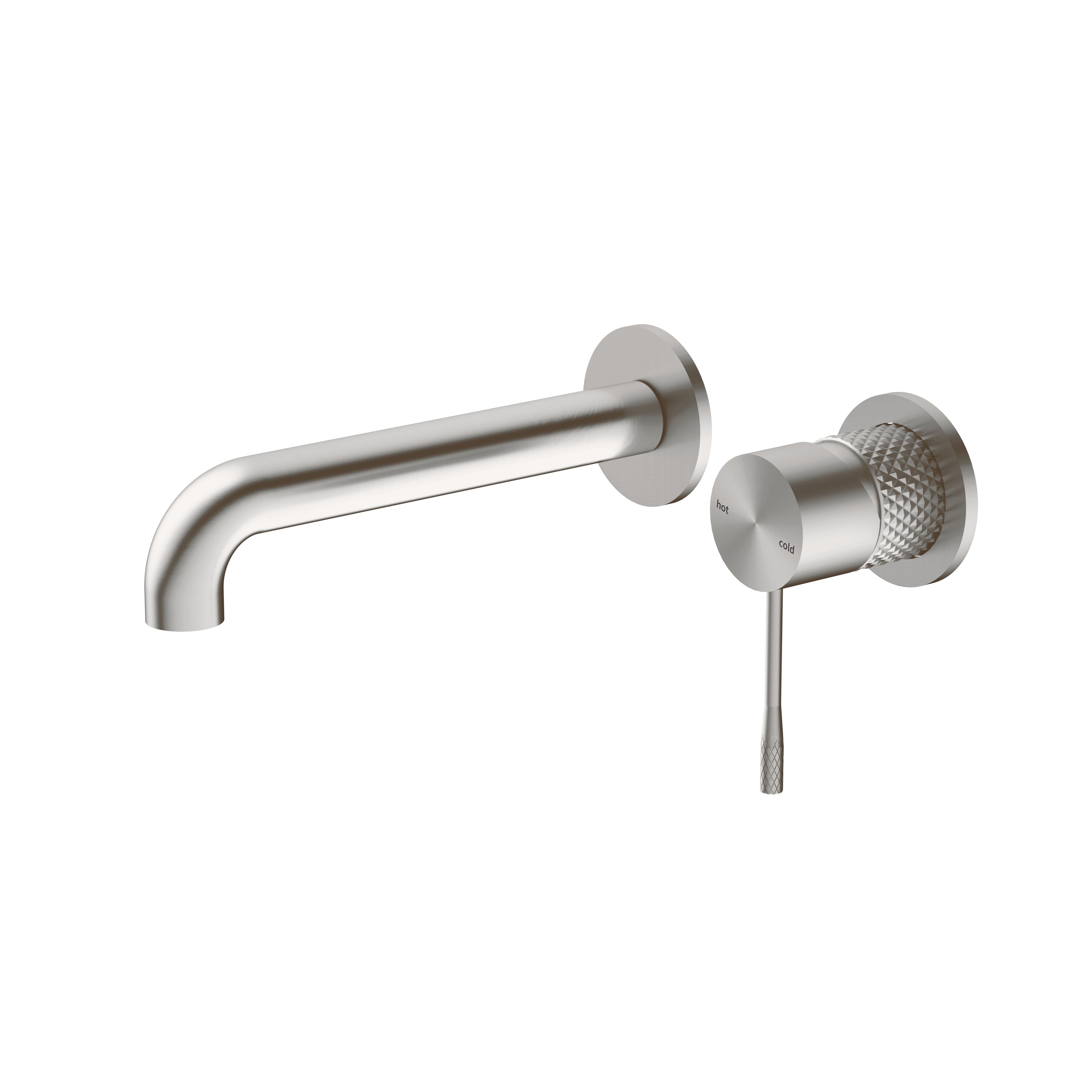 OPAL Wall basin/ Bath Mixers BRUSHED NICKEL YSW2519-07B-BN Tapware Nero
