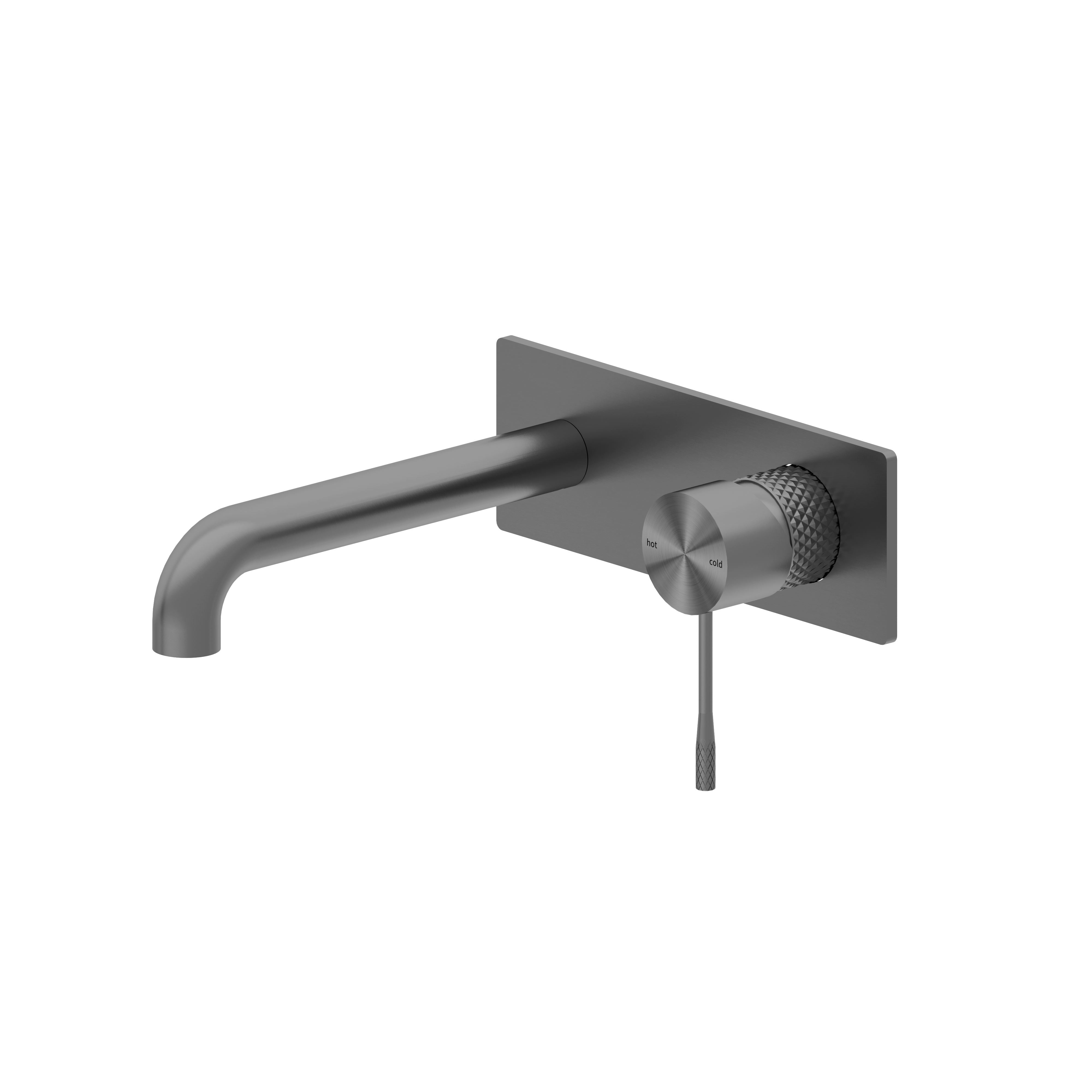 OPAL Wall basin/ Bath Mixers GRAPHITE YSW2519-07A-GR Tapware Nero