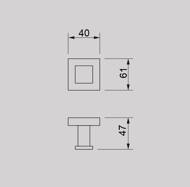 QUBI soap dish in Chrome Accessories ECT